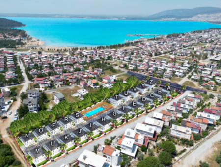 3 1 Villa In Anlage Mit Pool Zu Verkaufen In Didim Akbuk