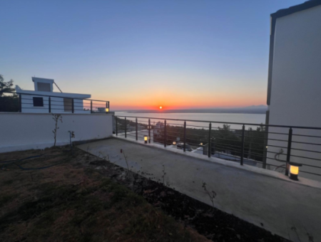 4 In 1 Villa Mit Pool Mit Meerblick Zu Verkaufen In Didim Akbuk