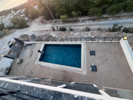 4 In 1 Villa Mit Pool Mit Meerblick Zu Verkaufen In Didim Akbuk